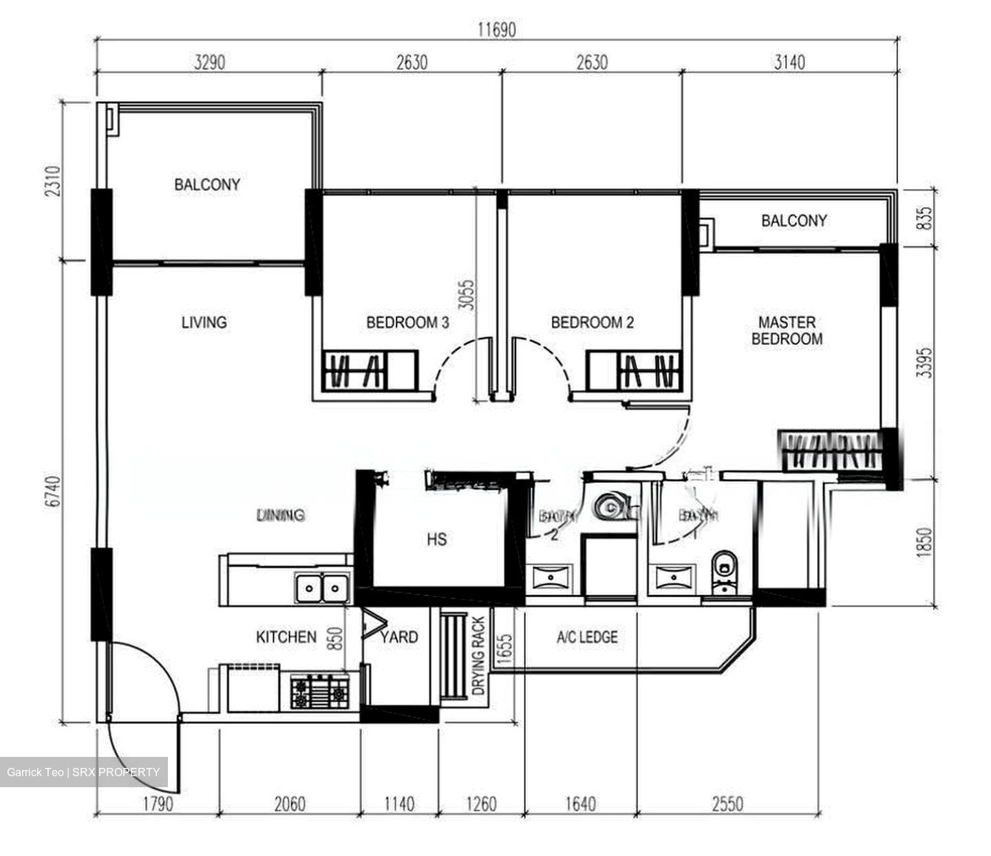 Blk 519B Centrale 8 At Tampines (Tampines), HDB 4 Rooms #617115331
